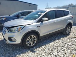 Salvage cars for sale at Wayland, MI auction: 2017 Ford Escape SE