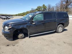 Salvage cars for sale from Copart Brookhaven, NY: 2015 Chevrolet Suburban K1500 LT