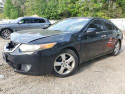Salvage cars for sale from Copart Knightdale, NC: 2009 Acura TSX