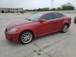 Salvage cars for sale at Wilmer, TX auction: 2011 Lexus IS 250