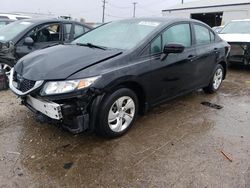 Salvage cars for sale from Copart Chicago Heights, IL: 2015 Honda Civic LX