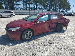 Salvage cars for sale at Loganville, GA auction: 2017 Toyota Camry LE