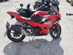 Salvage cars for sale from Copart York Haven, PA: 2021 Kawasaki EX400