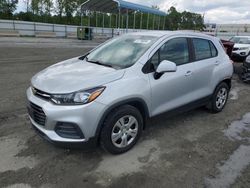 Salvage cars for sale at Spartanburg, SC auction: 2018 Chevrolet Trax LS