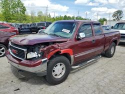 Salvage cars for sale from Copart Bridgeton, MO: 2002 GMC New Sierra K1500