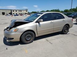 Toyota salvage cars for sale: 2007 Toyota Corolla CE