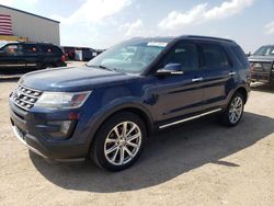 Salvage cars for sale from Copart Amarillo, TX: 2016 Ford Explorer Limited