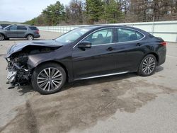 Salvage cars for sale at Brookhaven, NY auction: 2018 Acura TLX Advance