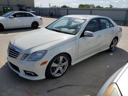 Salvage cars for sale at Wilmer, TX auction: 2011 Mercedes-Benz E 350