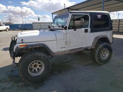 Jeep Wrangler salvage cars for sale: 1992 Jeep Wrangler / YJ