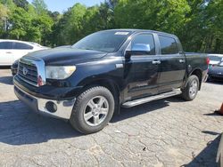 Salvage cars for sale from Copart Austell, GA: 2007 Toyota Tundra Crewmax Limited