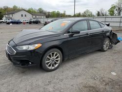 Salvage cars for sale at York Haven, PA auction: 2017 Ford Fusion SE