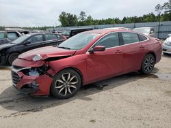 Vehiculos salvage en venta de Copart Harleyville, SC: 2021 Chevrolet Malibu RS