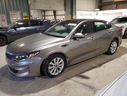 Salvage cars for sale at Eldridge, IA auction: 2016 KIA Optima EX