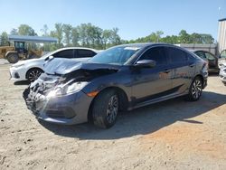 Salvage cars for sale at Spartanburg, SC auction: 2018 Honda Civic EX