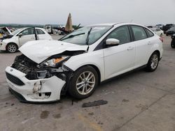 Salvage cars for sale at Grand Prairie, TX auction: 2017 Ford Focus SE