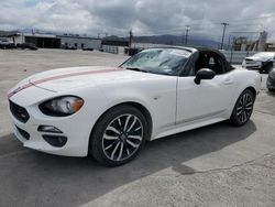Salvage cars for sale from Copart Sun Valley, CA: 2019 Fiat 124 Spider Classica