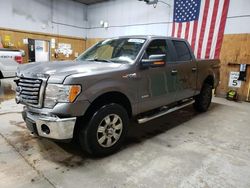 Salvage cars for sale at Kincheloe, MI auction: 2012 Ford F150 Supercrew