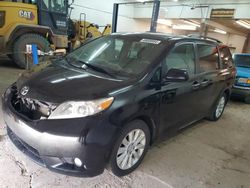 Salvage cars for sale at Ham Lake, MN auction: 2013 Toyota Sienna XLE