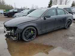 Salvage cars for sale from Copart Ontario Auction, ON: 2014 Audi A4 Premium Plus