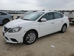 Salvage cars for sale at San Antonio, TX auction: 2016 Nissan Sentra S
