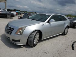 Salvage cars for sale at West Palm Beach, FL auction: 2013 Cadillac CTS Luxury Collection