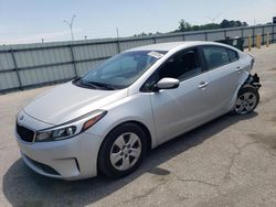 Salvage cars for sale from Copart Dunn, NC: 2017 KIA Forte LX