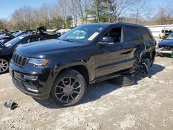 Salvage cars for sale at North Billerica, MA auction: 2020 Jeep Grand Cherokee Overland
