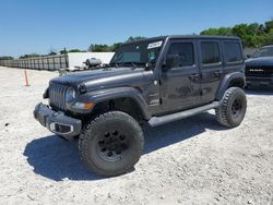 Jeep Wrangler salvage cars for sale: 2018 Jeep Wrangler Unlimited Sahara