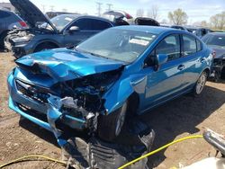 Subaru Impreza salvage cars for sale: 2017 Subaru Impreza Premium