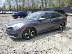 Vehiculos salvage en venta de Copart Waldorf, MD: 2017 Honda Civic Touring