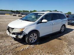 Salvage cars for sale at Kansas City, KS auction: 2014 Honda Odyssey EXL