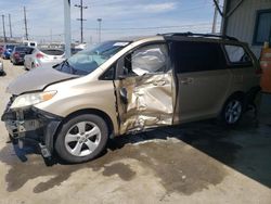 Salvage cars for sale at Los Angeles, CA auction: 2011 Toyota Sienna LE
