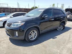 Salvage cars for sale from Copart Wilmington, CA: 2014 KIA Sorento LX