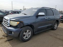 Salvage cars for sale at Woodhaven, MI auction: 2008 Toyota Sequoia Limited