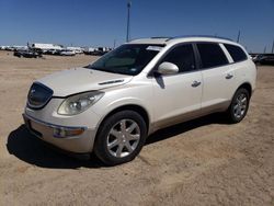 Salvage cars for sale at Amarillo, TX auction: 2010 Buick Enclave CXL