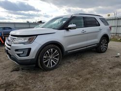Salvage cars for sale from Copart Bakersfield, CA: 2016 Ford Explorer Platinum