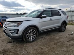 Ford Explorer salvage cars for sale: 2016 Ford Explorer Platinum