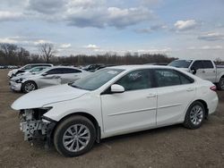 Salvage cars for sale at Des Moines, IA auction: 2016 Toyota Camry LE