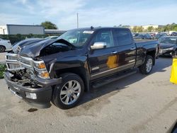 Salvage cars for sale from Copart Orlando, FL: 2014 Chevrolet Silverado K1500 High Country