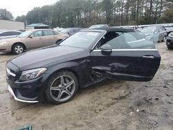 Salvage cars for sale at Seaford, DE auction: 2017 Mercedes-Benz C 300 4matic