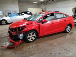 Salvage cars for sale from Copart Davison, MI: 2017 Chevrolet Cruze LS