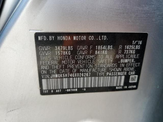 2016 Honda FIT EX