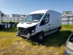 Salvage trucks for sale at Sacramento, CA auction: 2021 Ford Transit T-250