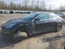 Salvage cars for sale from Copart Leroy, NY: 2018 Tesla Model 3