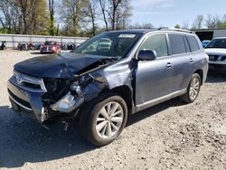 Toyota Highlander salvage cars for sale: 2013 Toyota Highlander Hybrid Limited