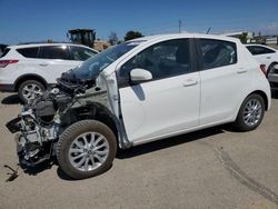 Toyota Yaris l salvage cars for sale: 2018 Toyota Yaris L