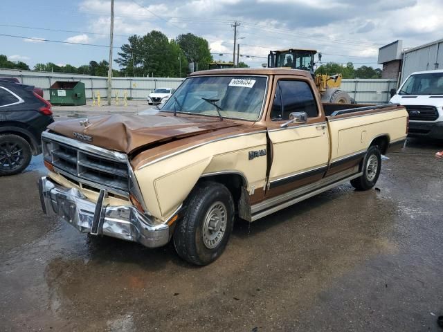 1986 Dodge D-SERIES D100