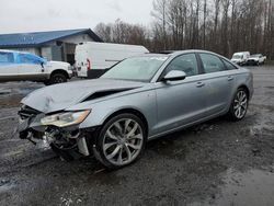 Salvage cars for sale at East Granby, CT auction: 2013 Audi A6 Premium Plus