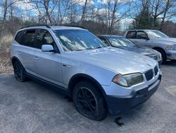 Salvage cars for sale from Copart Colorado Springs, CO: 2004 BMW X3 2.5I